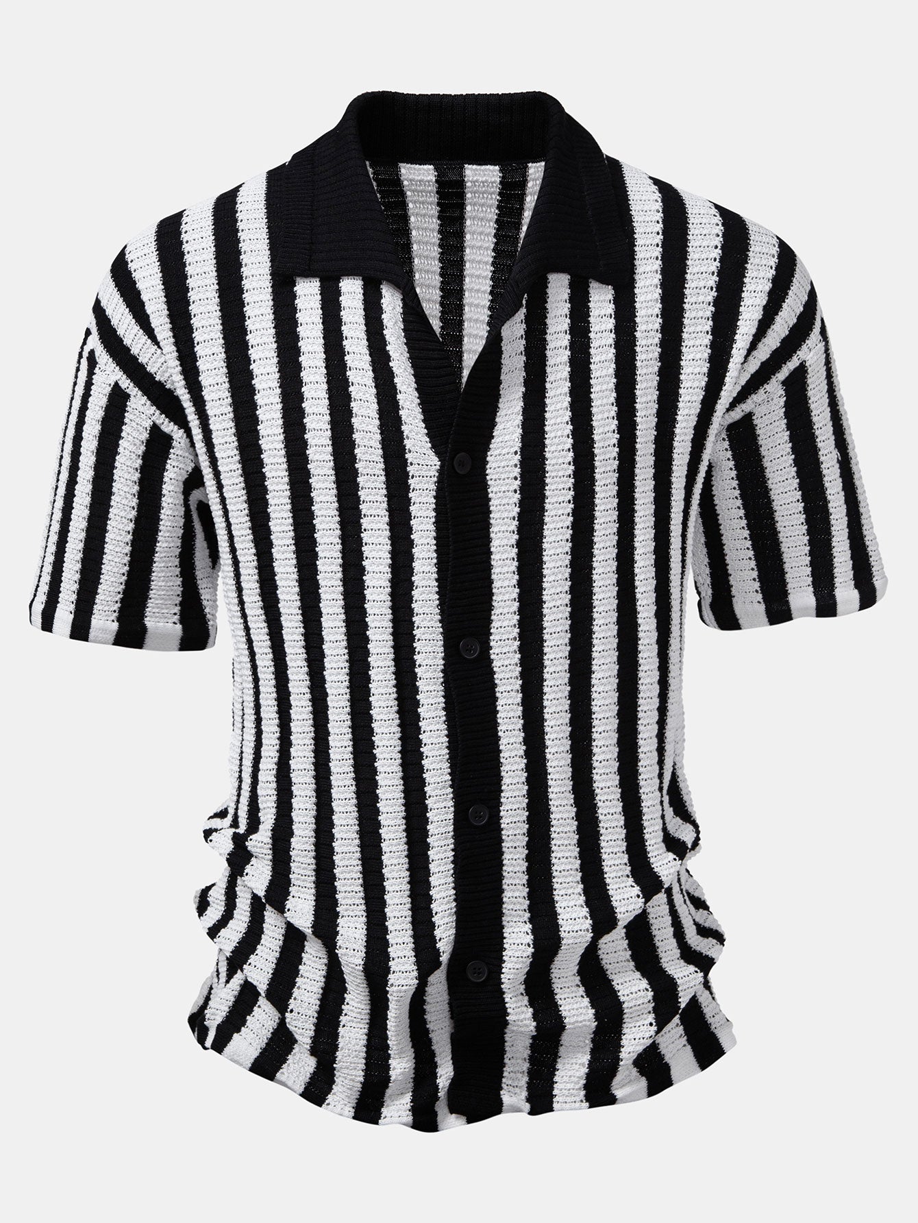 Men's Striped Dropped Shoulder Shirt