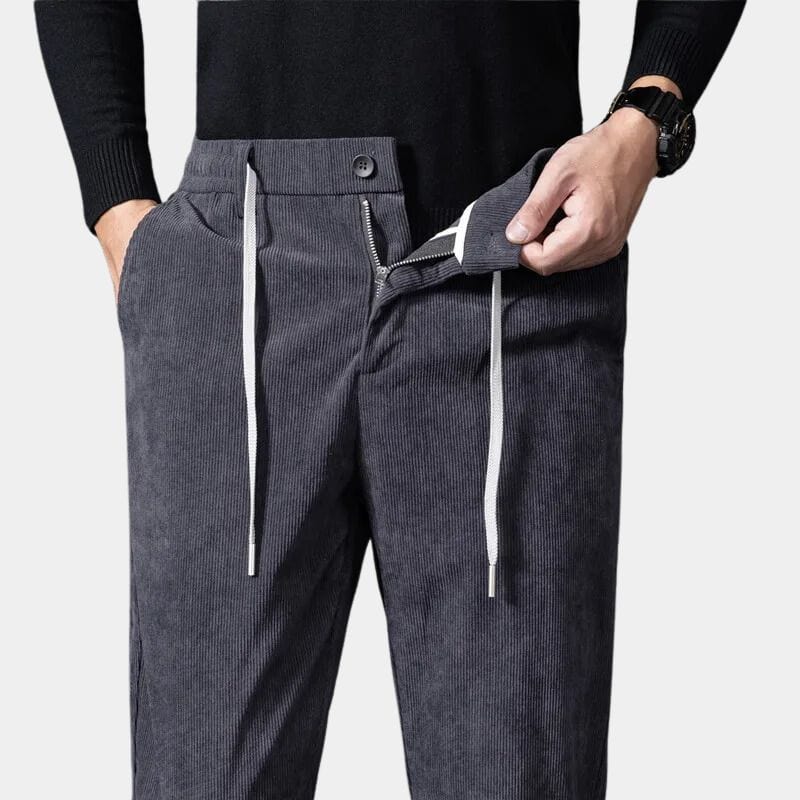 Men's Elastic Velvet Pants