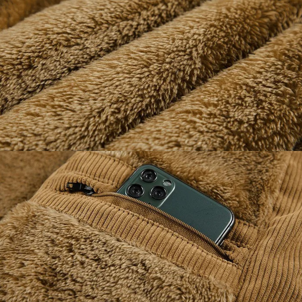 Men's Lined Corduroy Vest