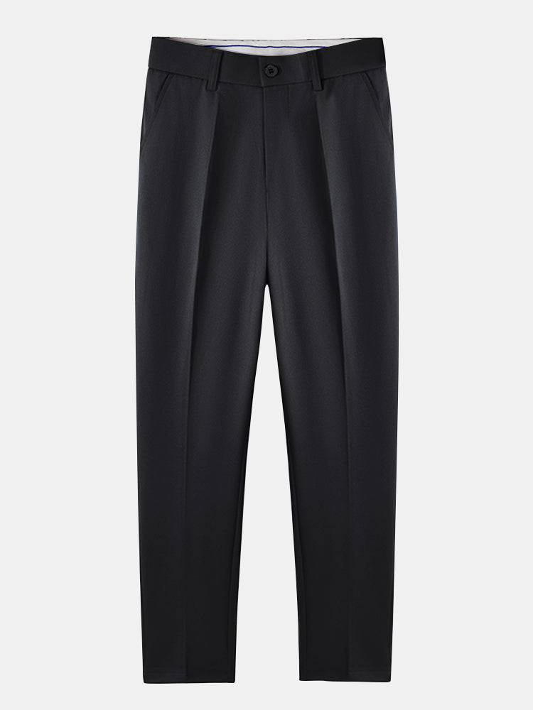 Men's Geometric Jacquard Polo & Slim Pants Set