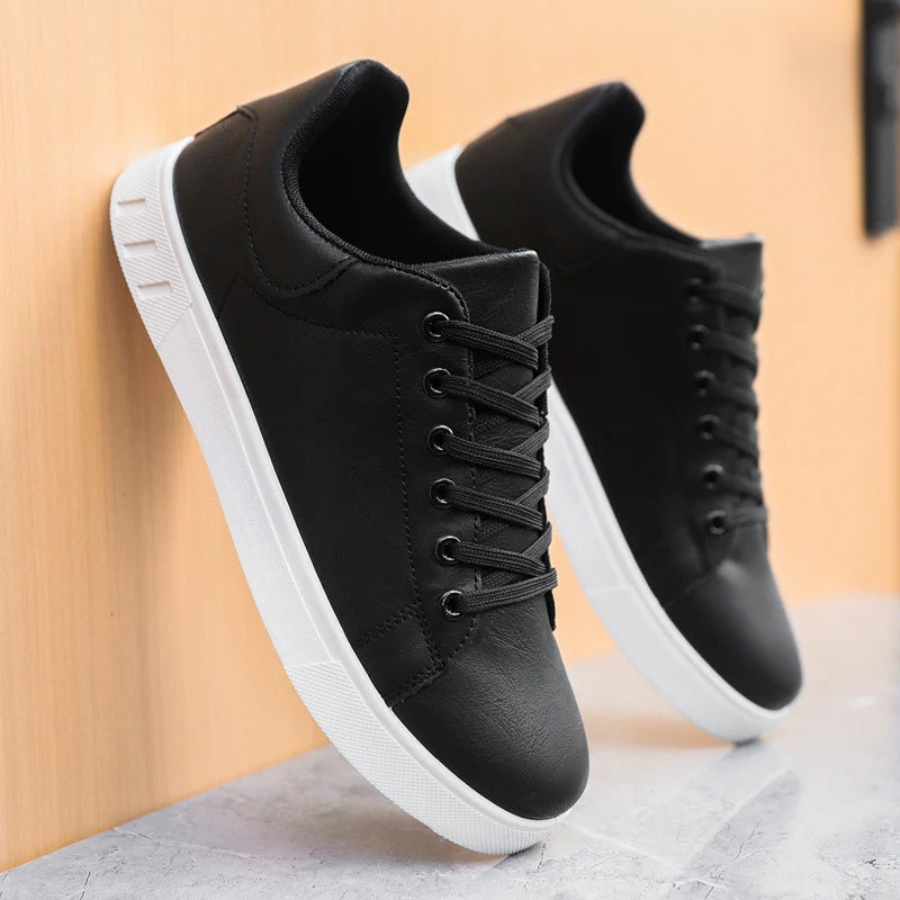 Men's Low-Top Lace-Up Casual Sneakers