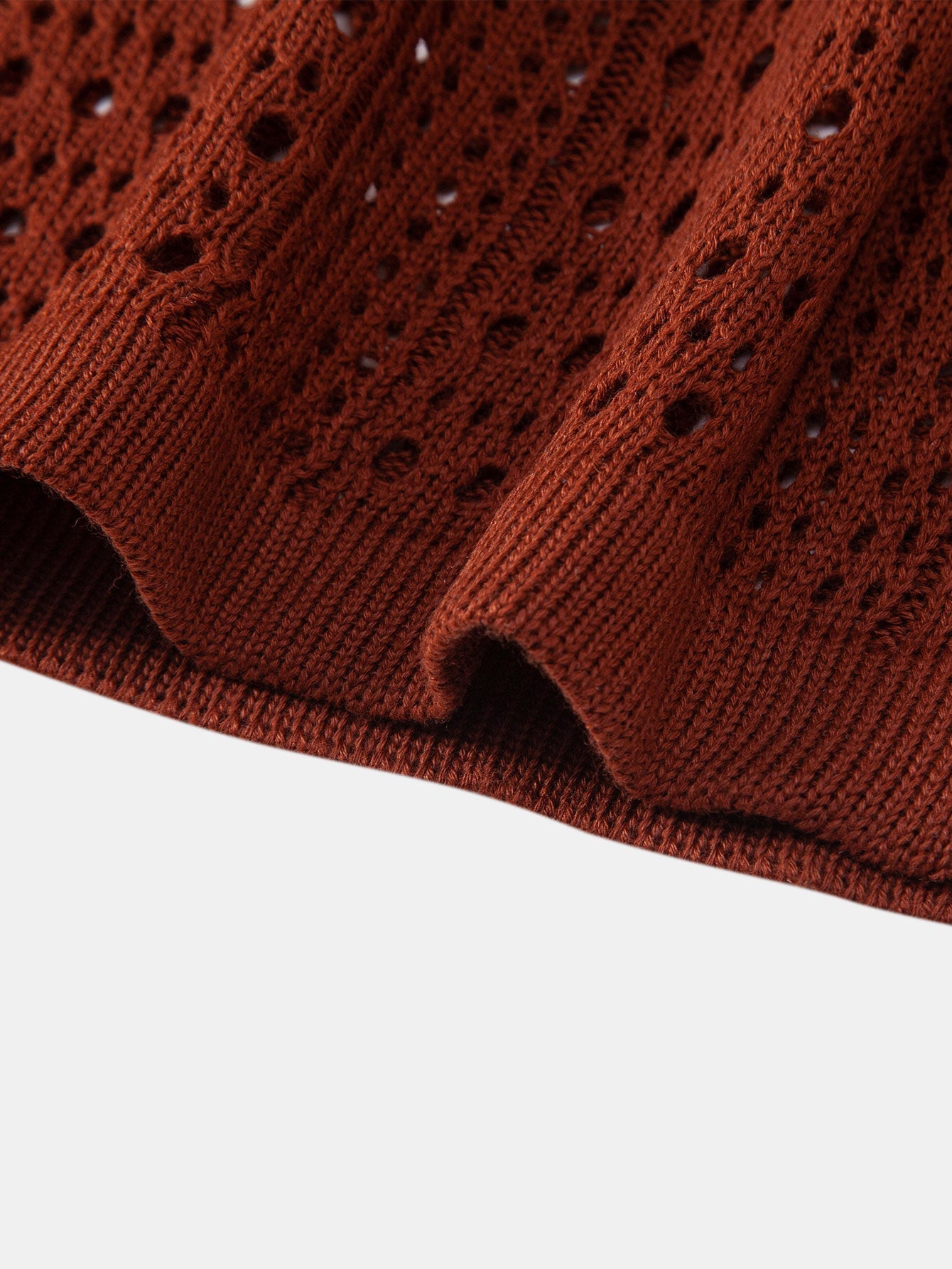 Men's V-Neck Knit Polo
