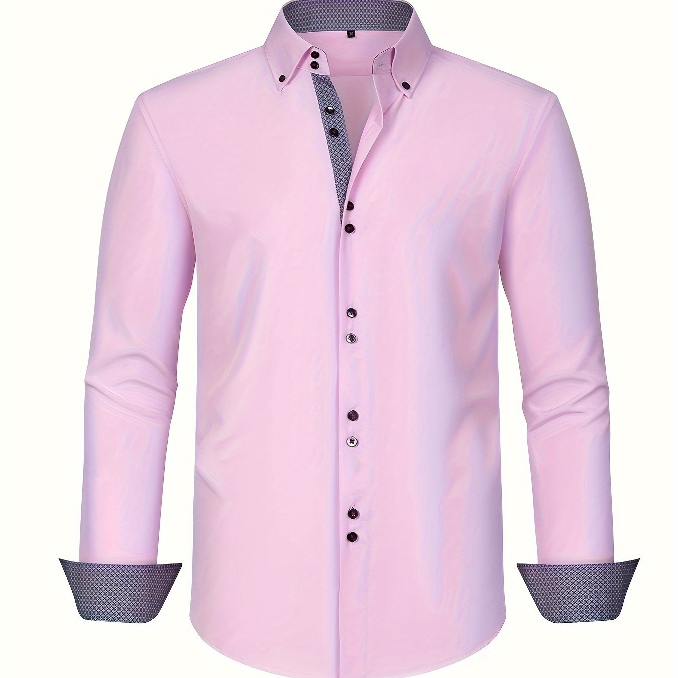 Men's Lightweight Elegant Contrast Shirt