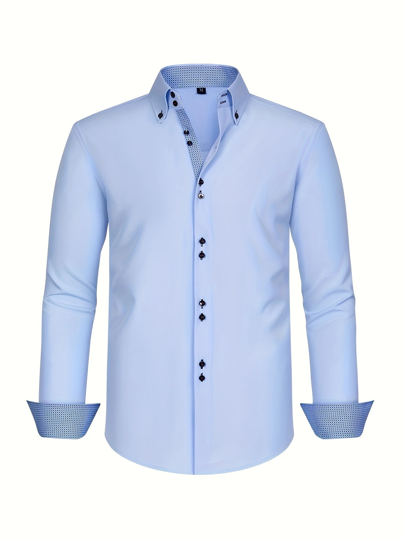 Men's Lightweight Elegant Contrast Shirt