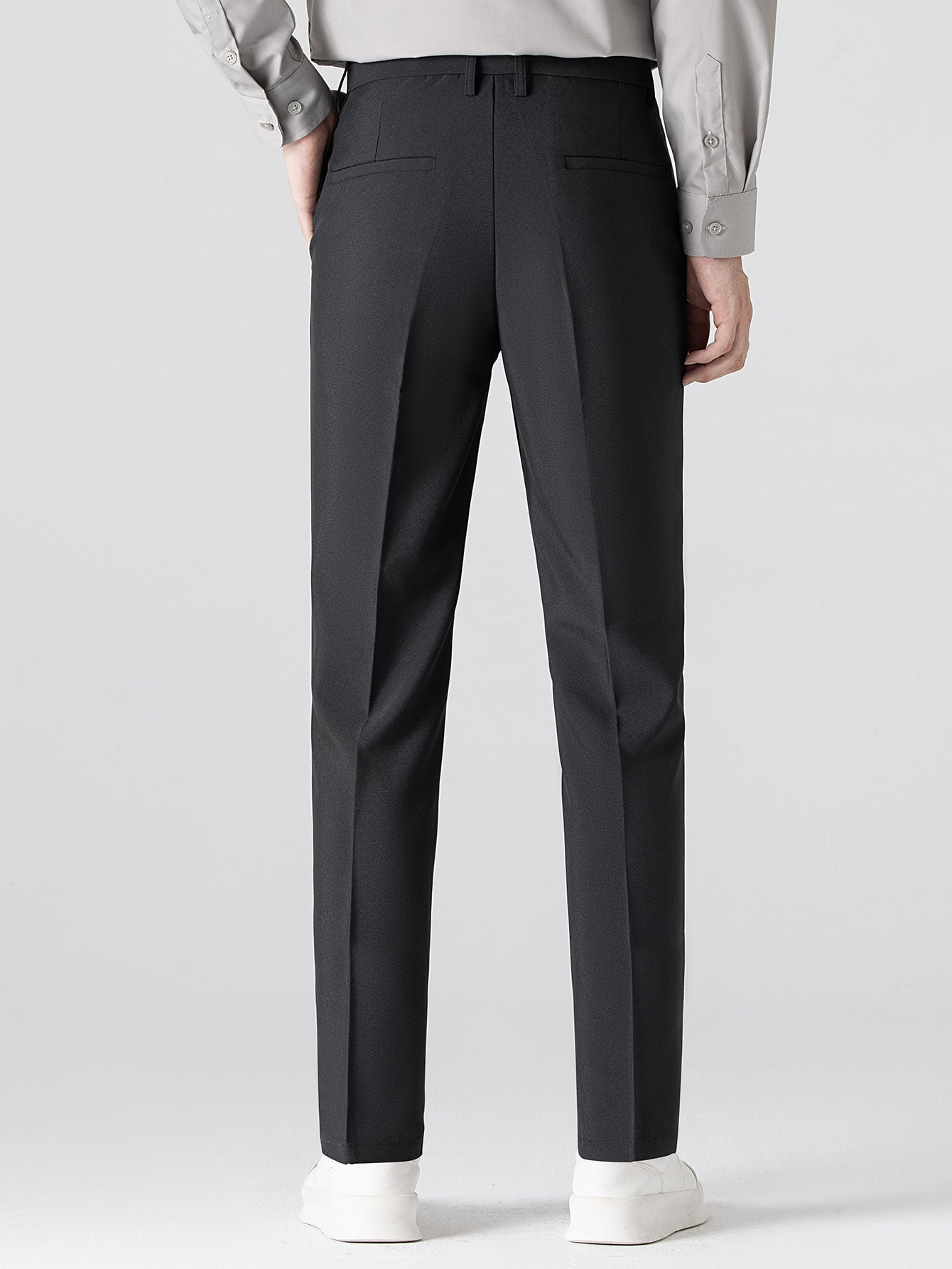Men's Geometric Jacquard Polo & Slim Pants Set