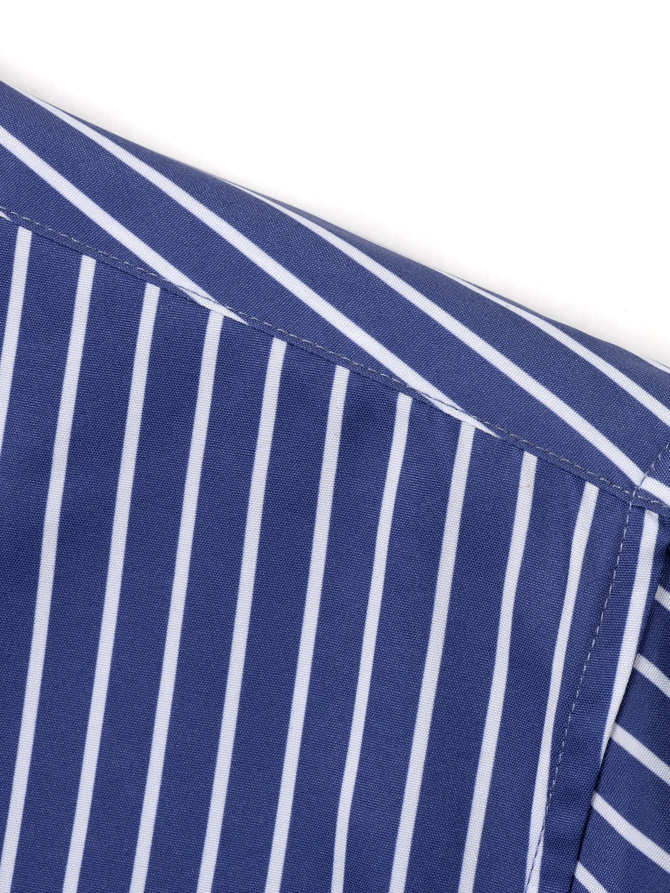 Men's Striped Long Sleeve Button Shirt