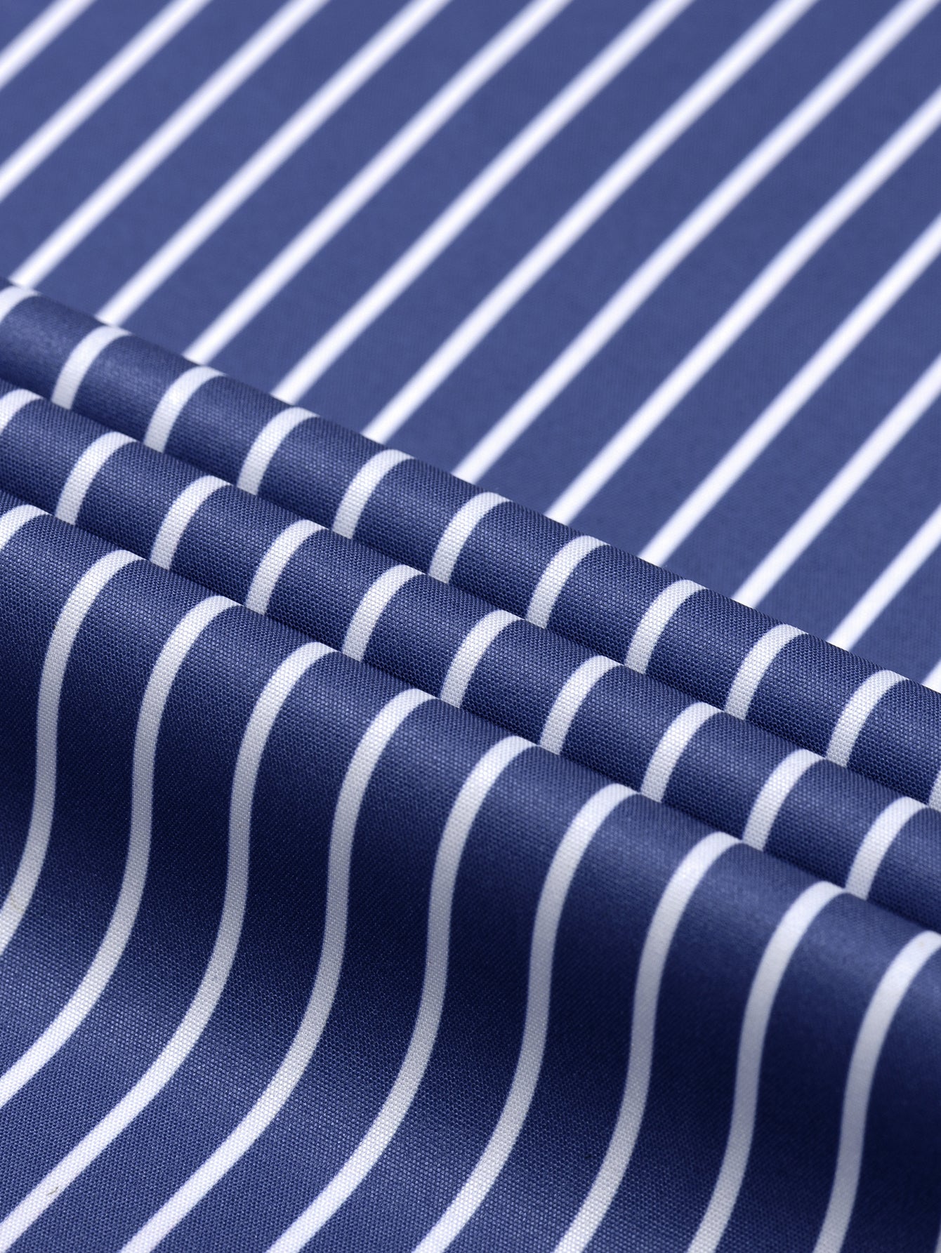 Men's Striped Long Sleeve Button Shirt