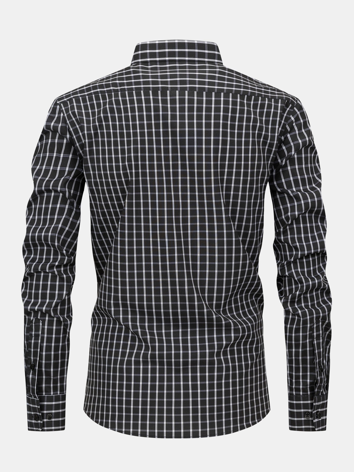 Men's Plaid Long Sleeve Button Shirt