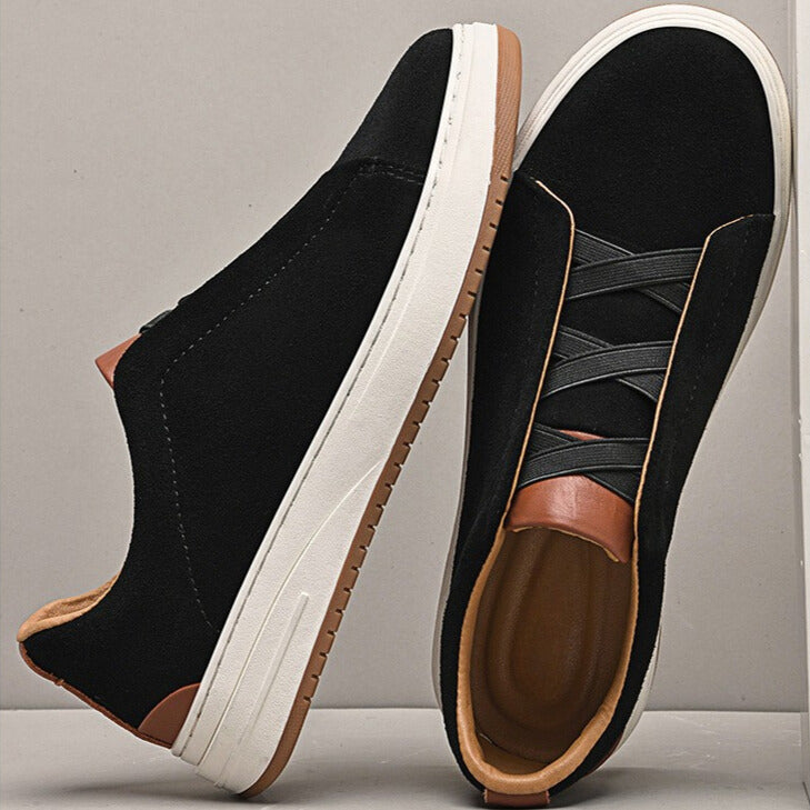Men's Suede Lace-Free Shoes