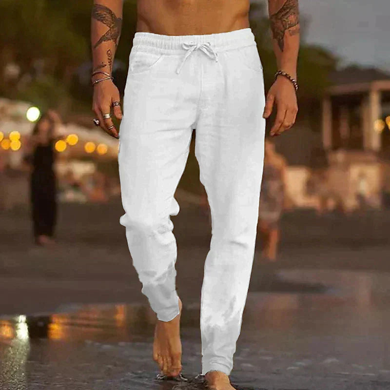 Men's Linen Beach Pants