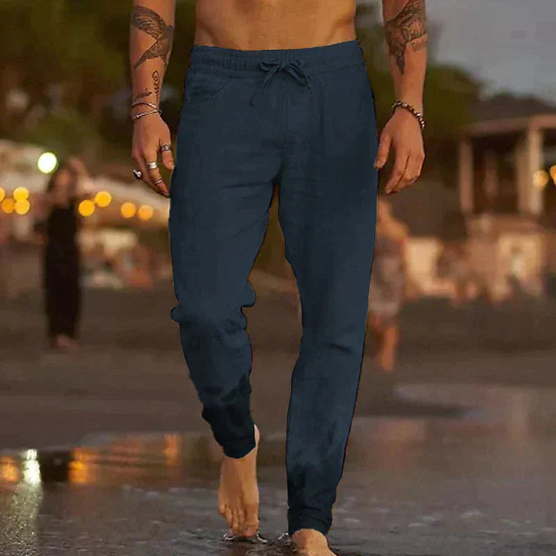 Men's Linen Beach Pants