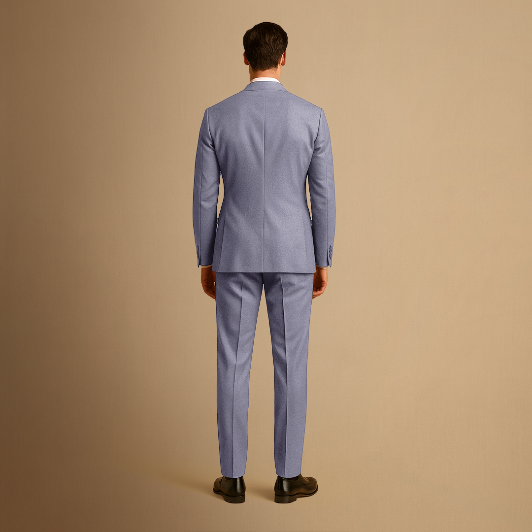 Men's Slim Fit Suit Lightweight Two Piece for Weddings and Formal Events