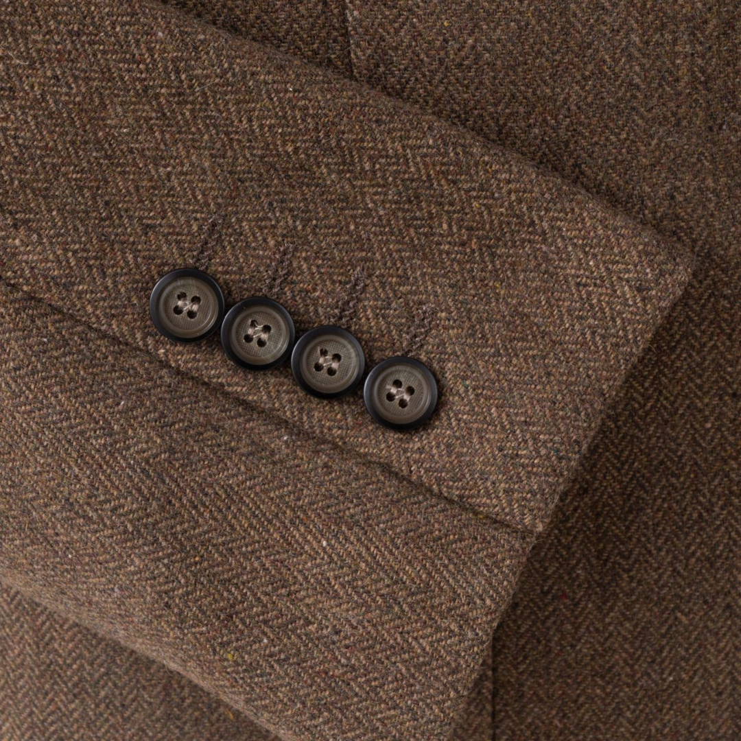 Men's Slim Suit Blended Fabric Three-Piece With Coordinated Vest