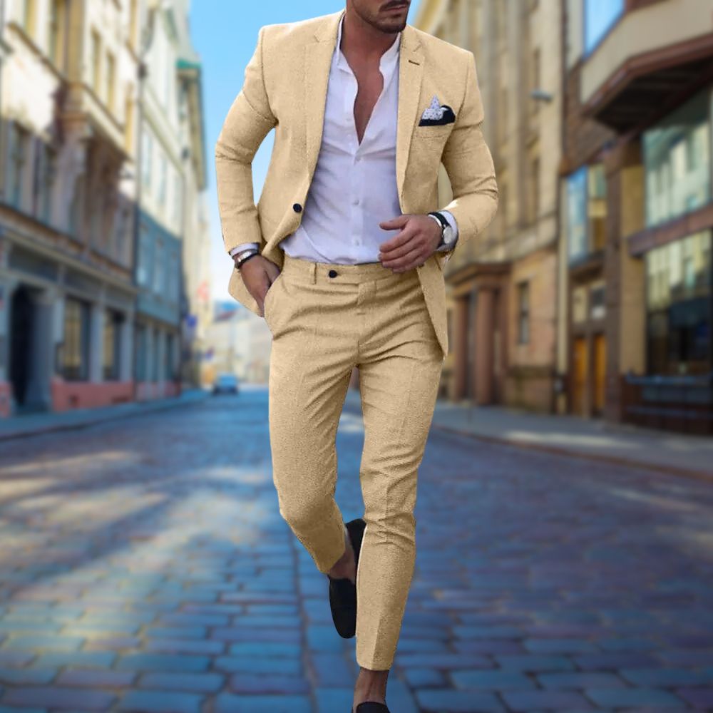 Men's Slim Fit Two-Piece Suit