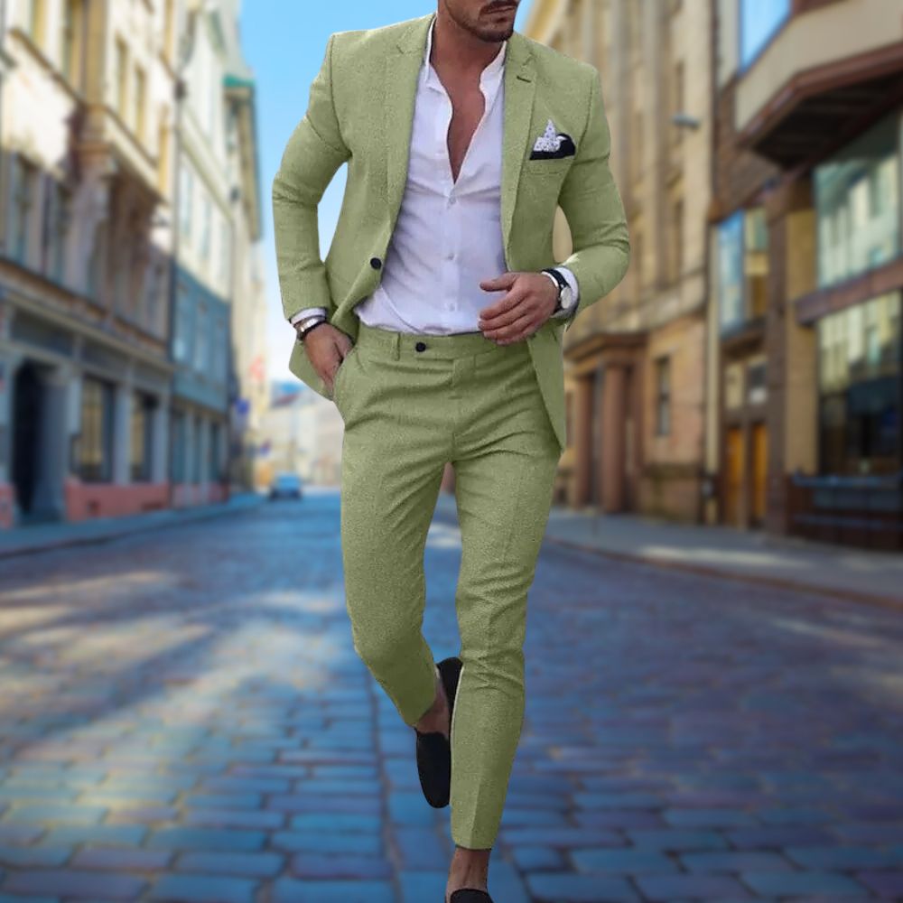 Men's Slim Fit Two-Piece Suit