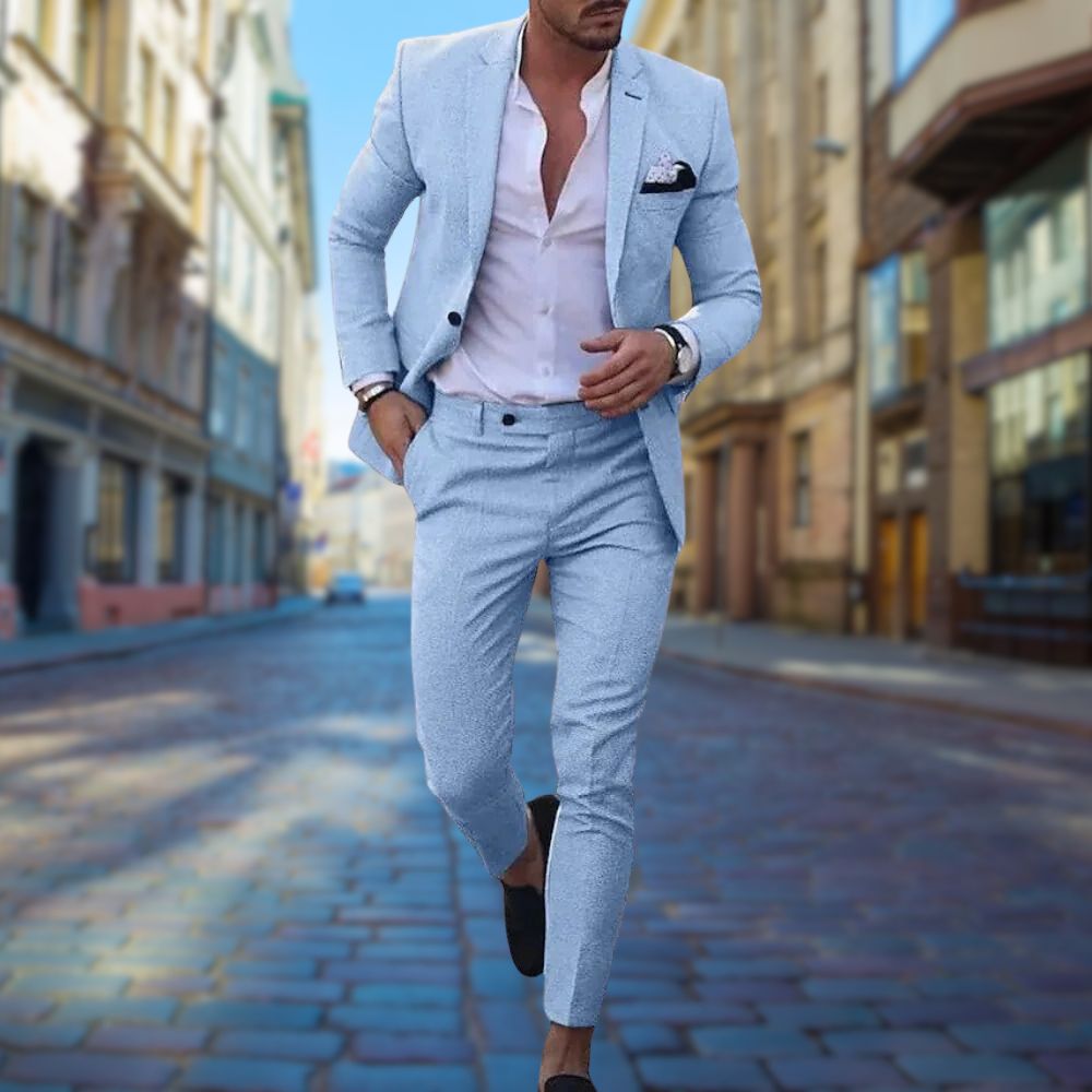 Men's Slim Fit Two-Piece Suit