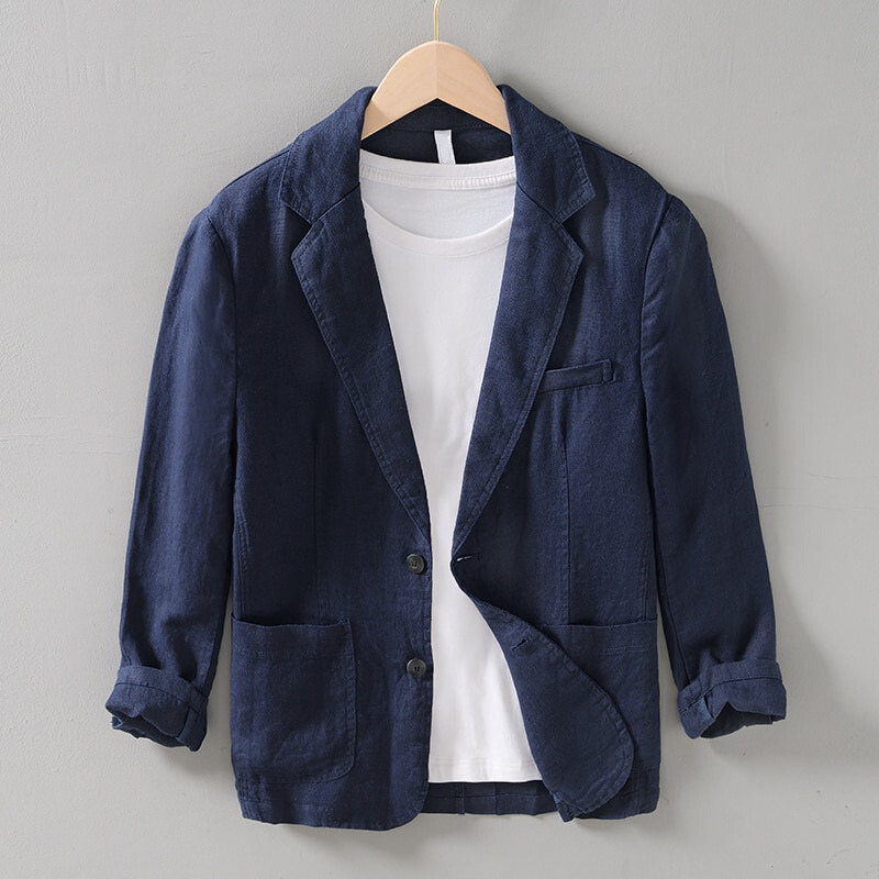 Men's Lightweight Linen Jacket