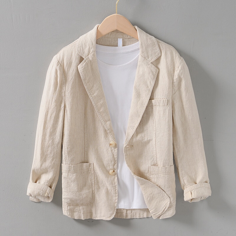 Men's Lightweight Linen Jacket