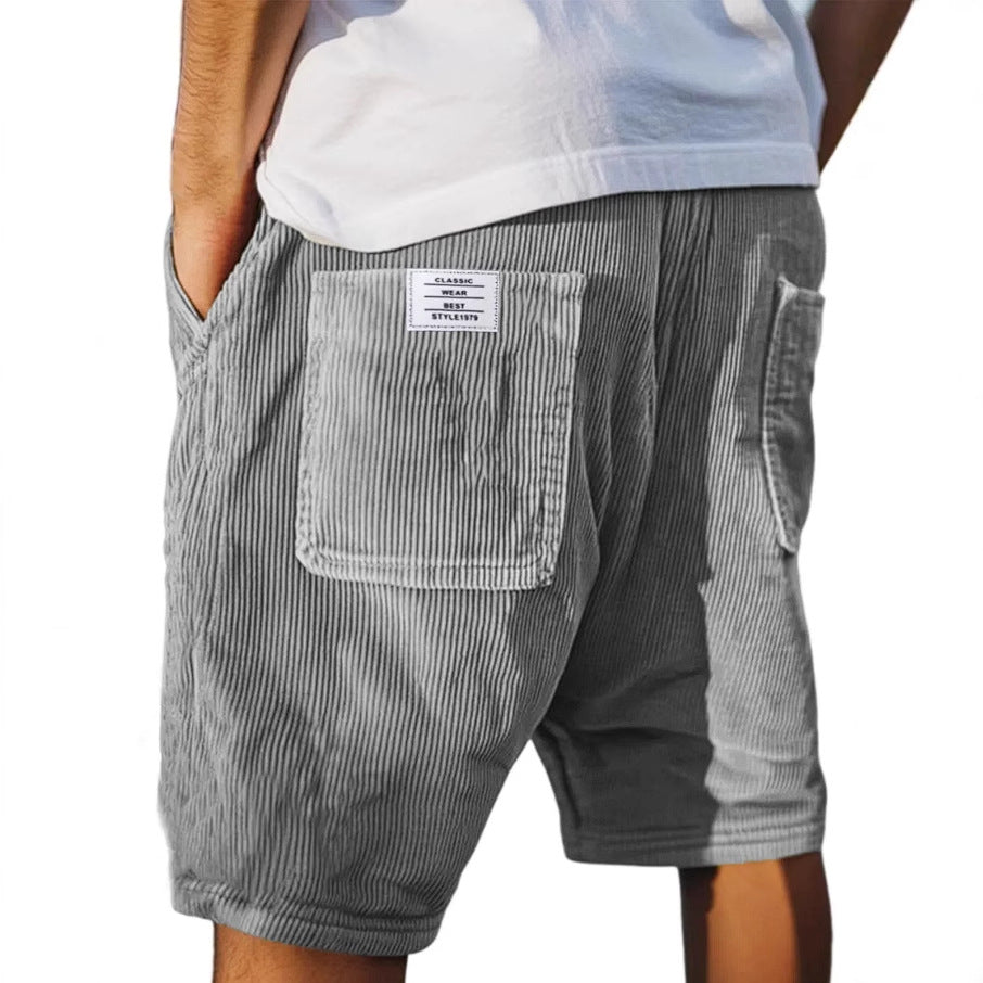 Men's Chic Velvet Shorts