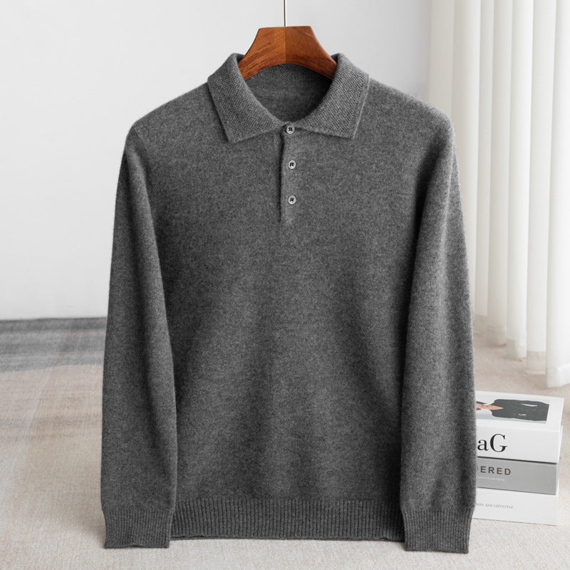 Men's Classic Polo Sweater