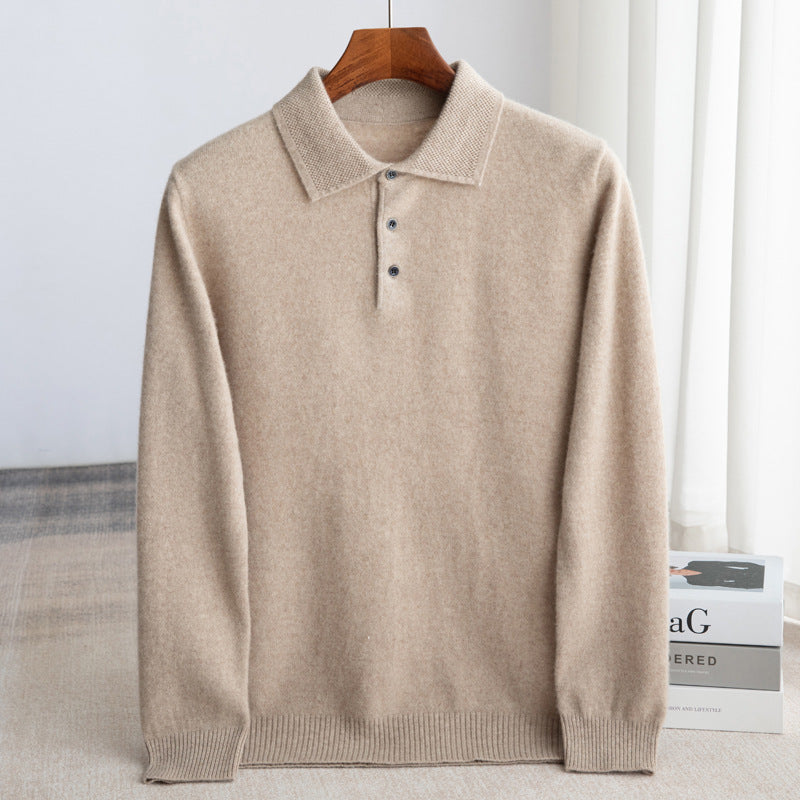 Men's Classic Polo Sweater
