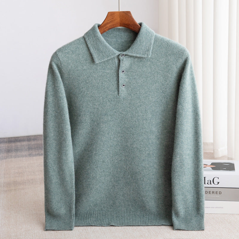 Men's Classic Polo Sweater
