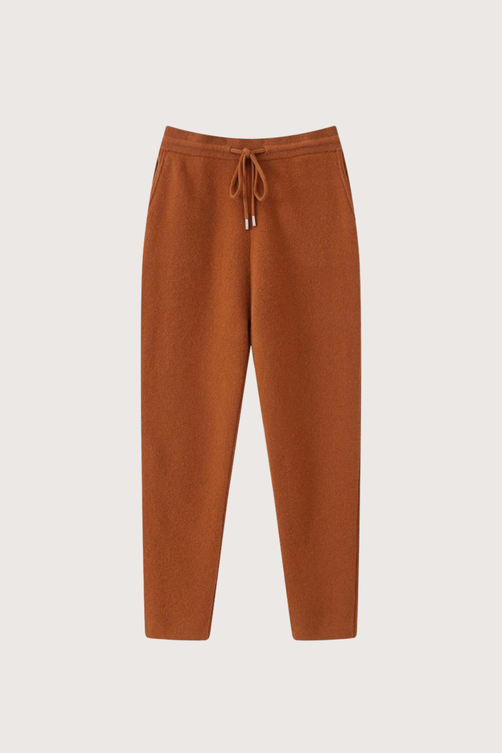 Men's Pants Merino Wool High Waist Thick Casual Warm