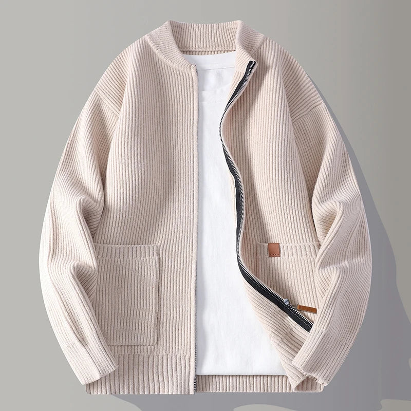Men's Ribbed Zip Jacket