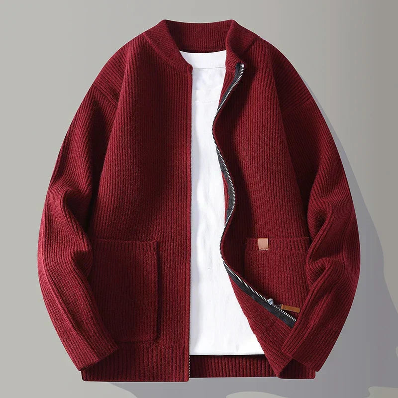 Men's Ribbed Zip Jacket