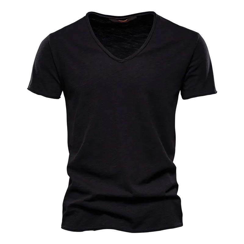 Men's V-Neck Cotton T-Shirt