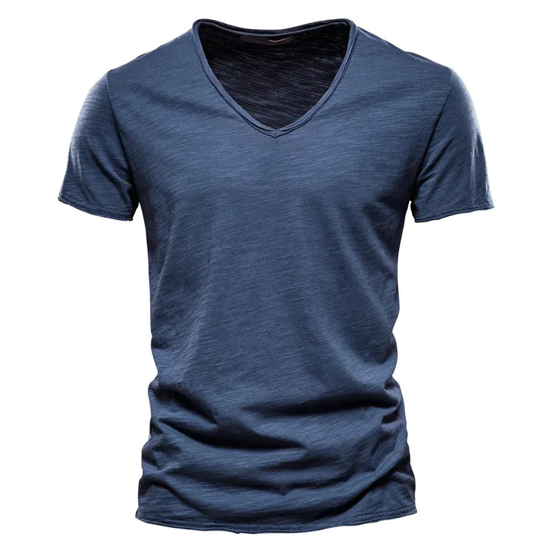 Men's V-Neck Cotton T-Shirt
