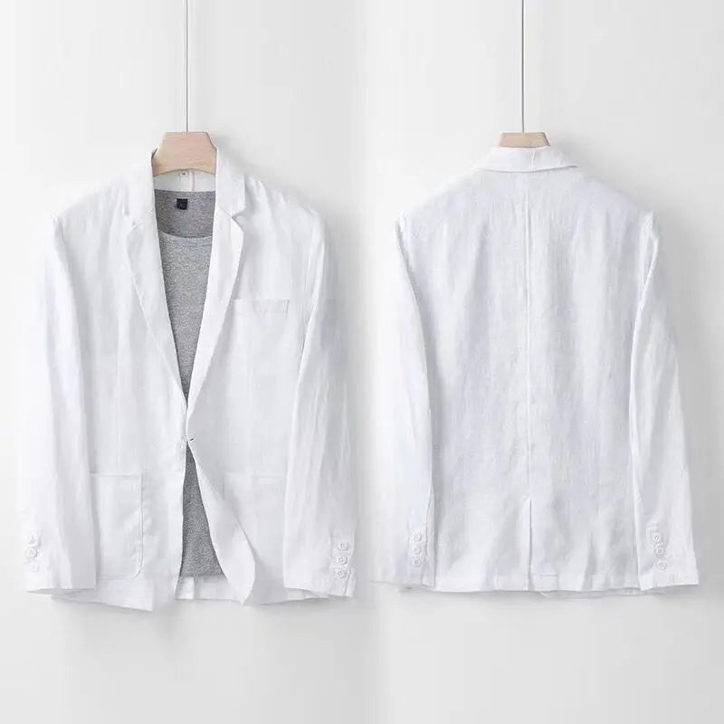 Men's Linen Blend Suit