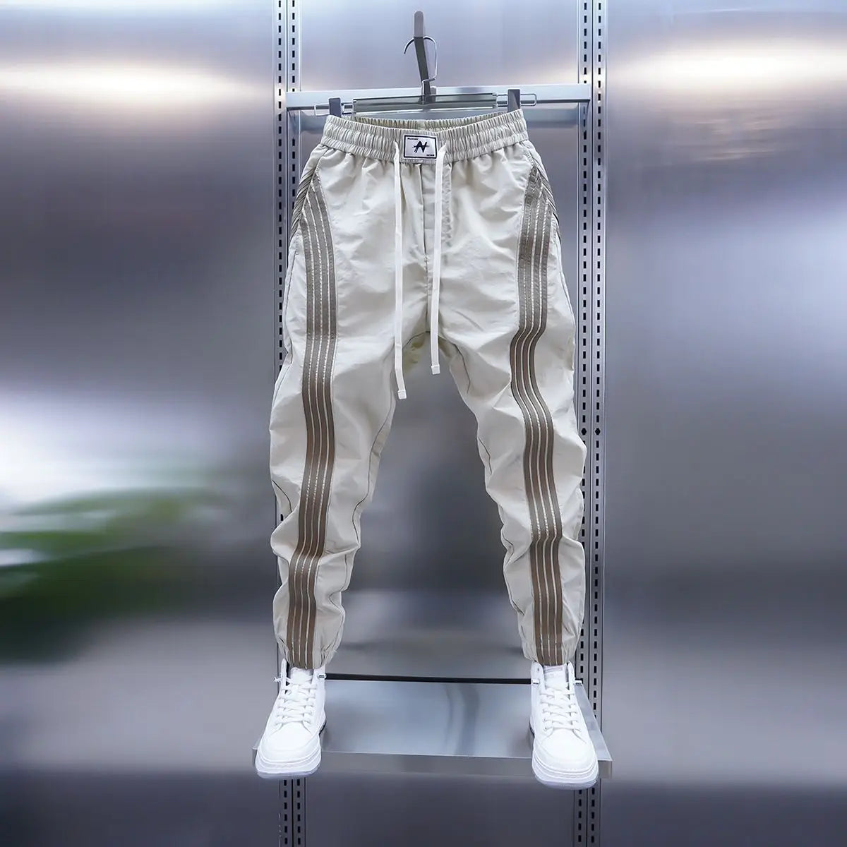 Men's Striped Casual Yoga Pants