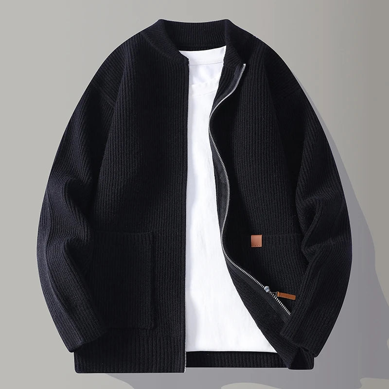 Men's Ribbed Zip Jacket
