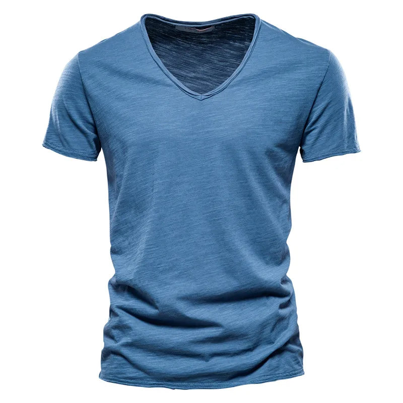 Men's V-Neck Cotton T-Shirt