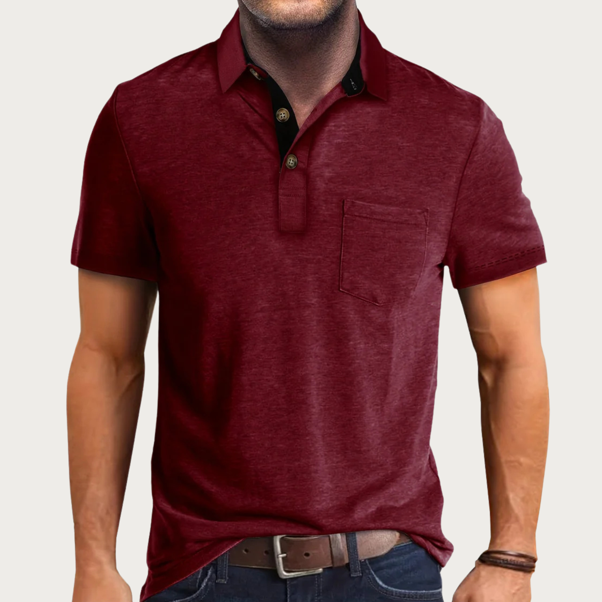 Men's Classic Slim Fit Polo Shirt