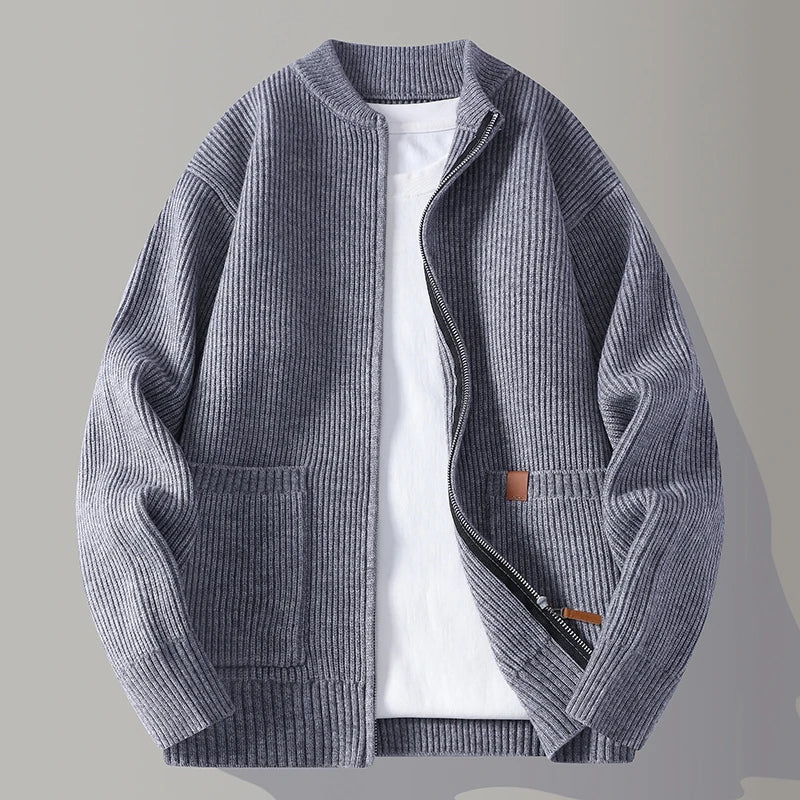 Men's Ribbed Zip Jacket