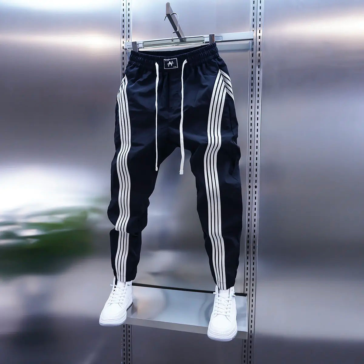 Men's Striped Casual Yoga Pants