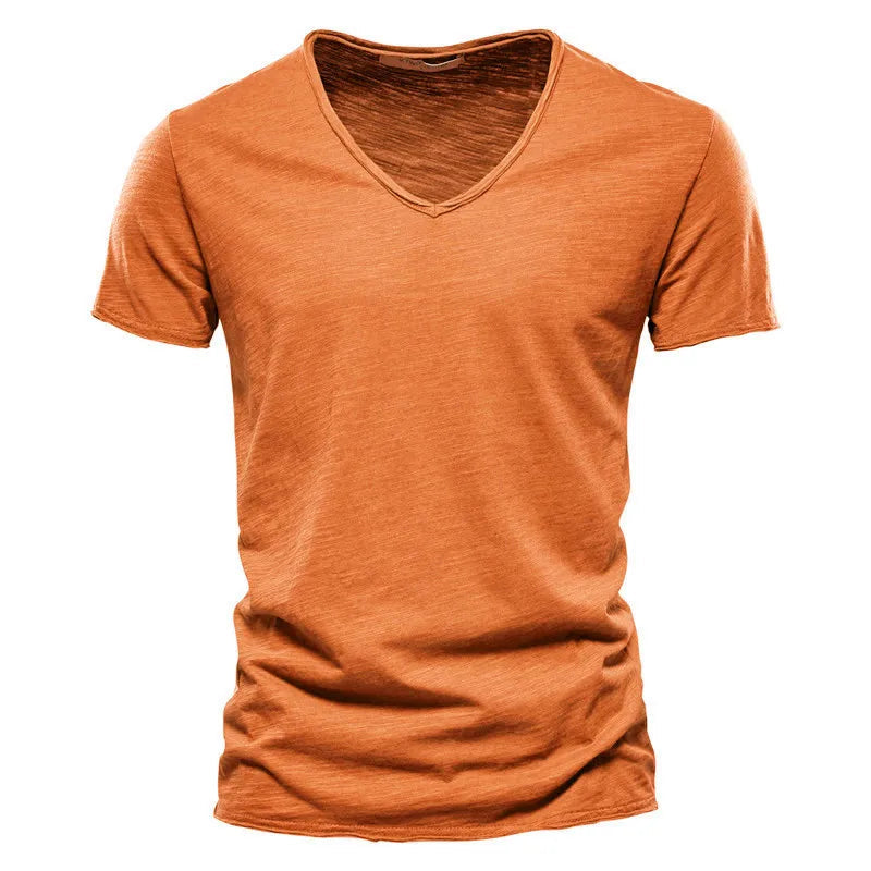 Men's V-Neck Cotton T-Shirt