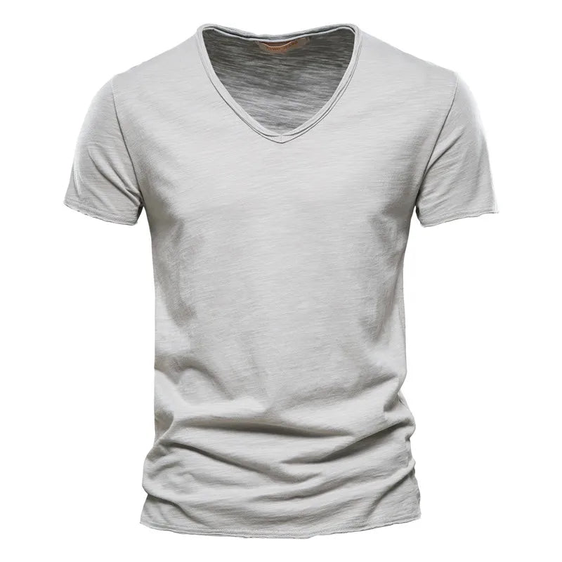 Men's V-Neck Cotton T-Shirt