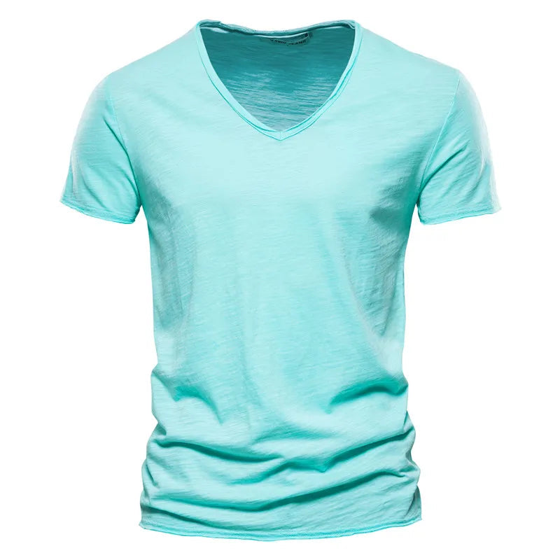 Men's V-Neck Cotton T-Shirt