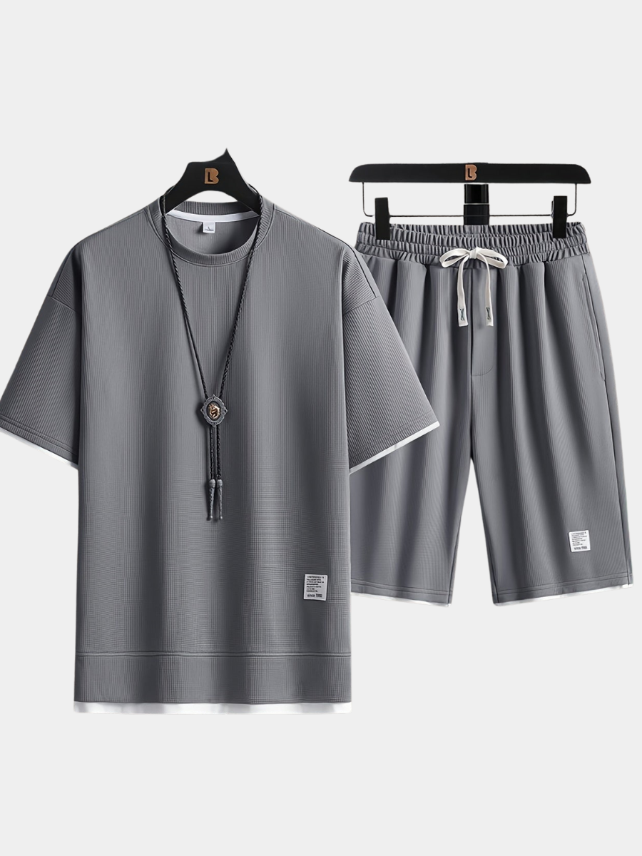Men's Waffle Lounge Set