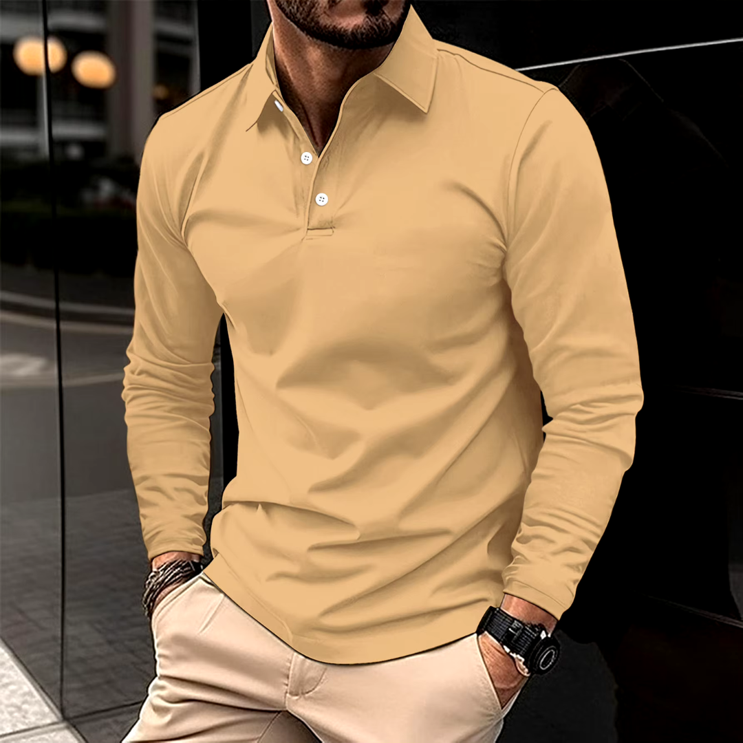 Men's Classic Long Sleeve Polo