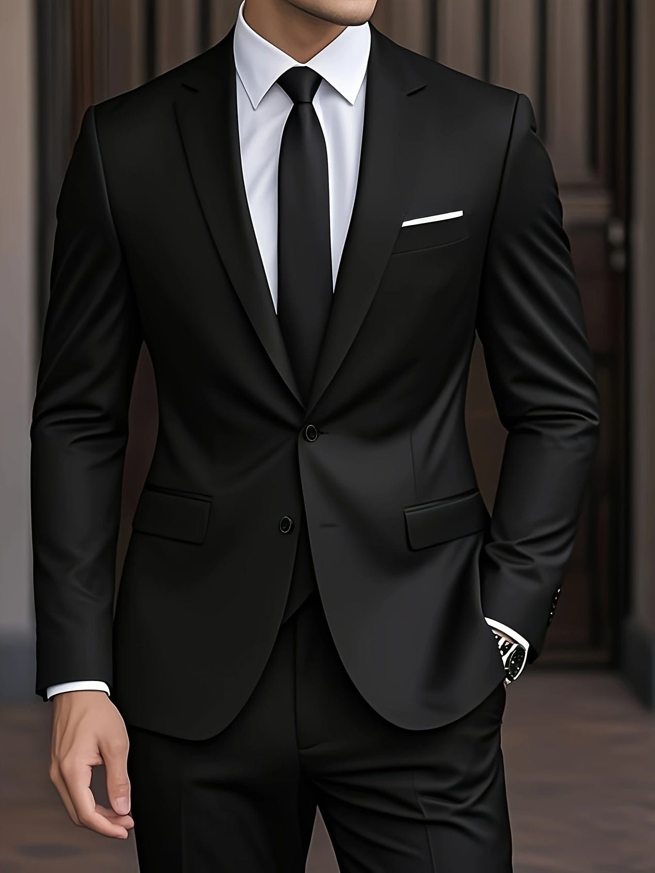 Men's Wool Blend Suit