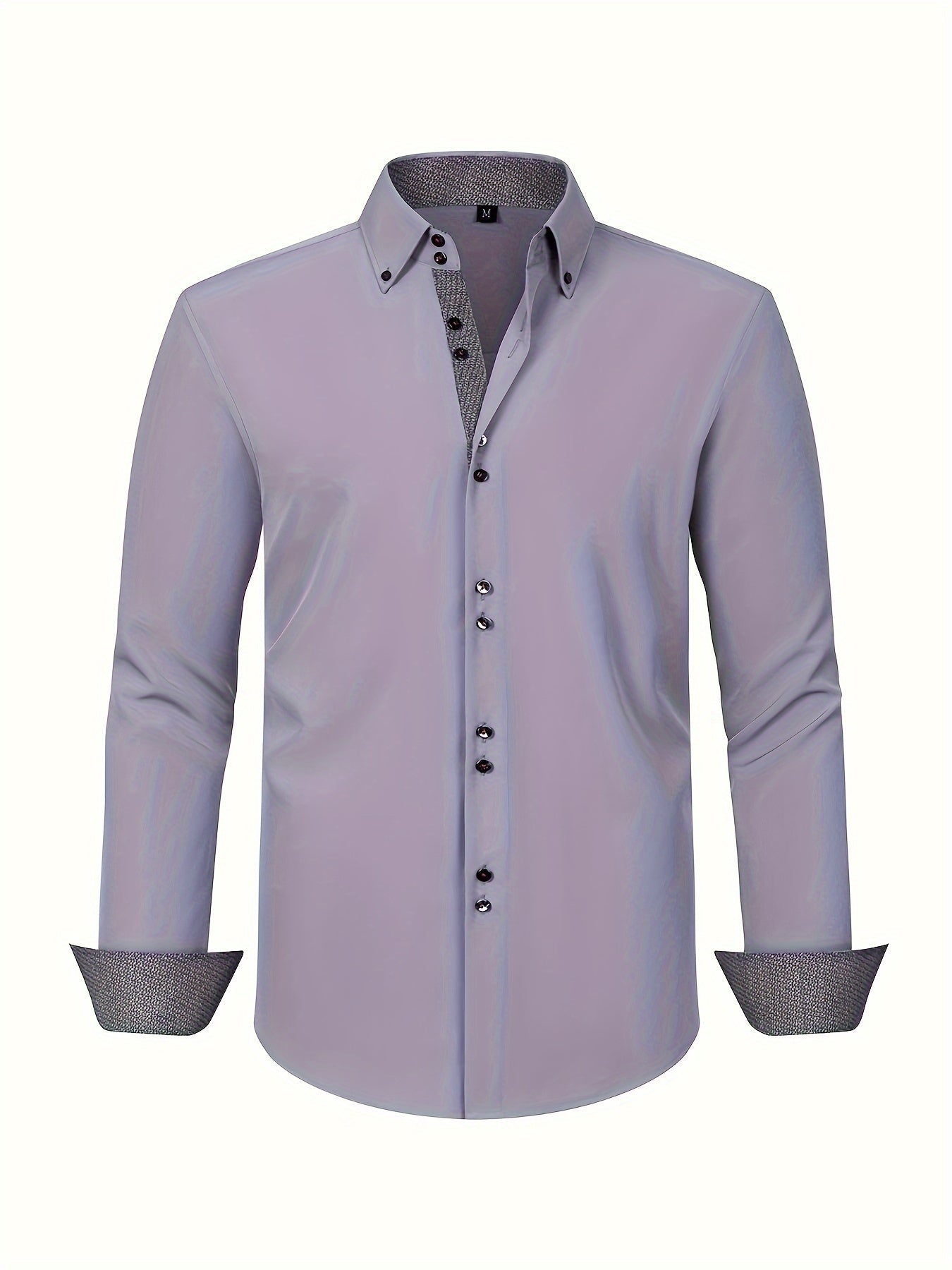 Men's Lightweight Elegant Contrast Shirt