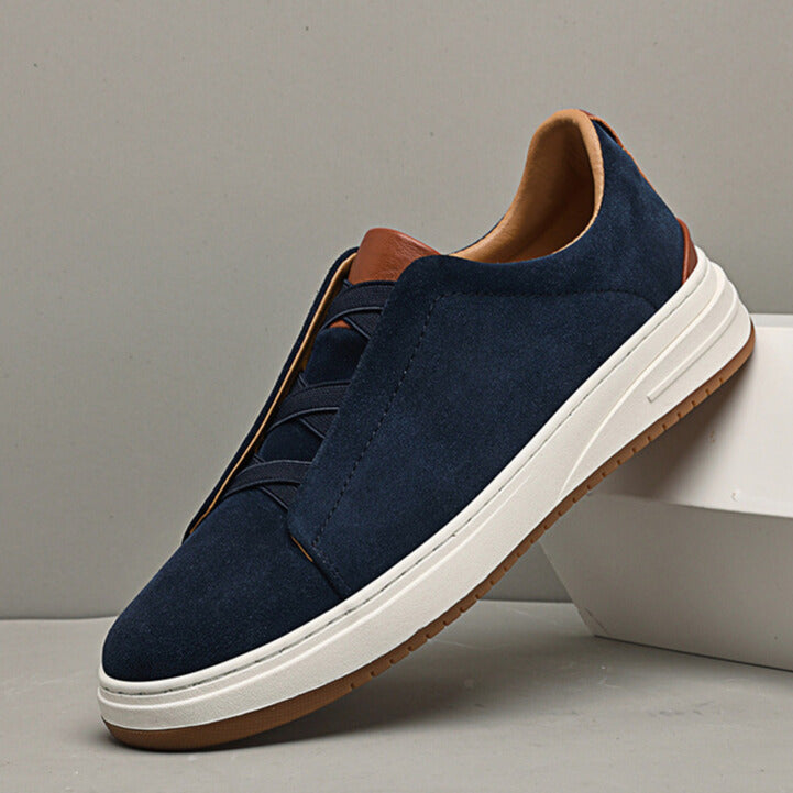 Men's Suede Lace-Free Shoes