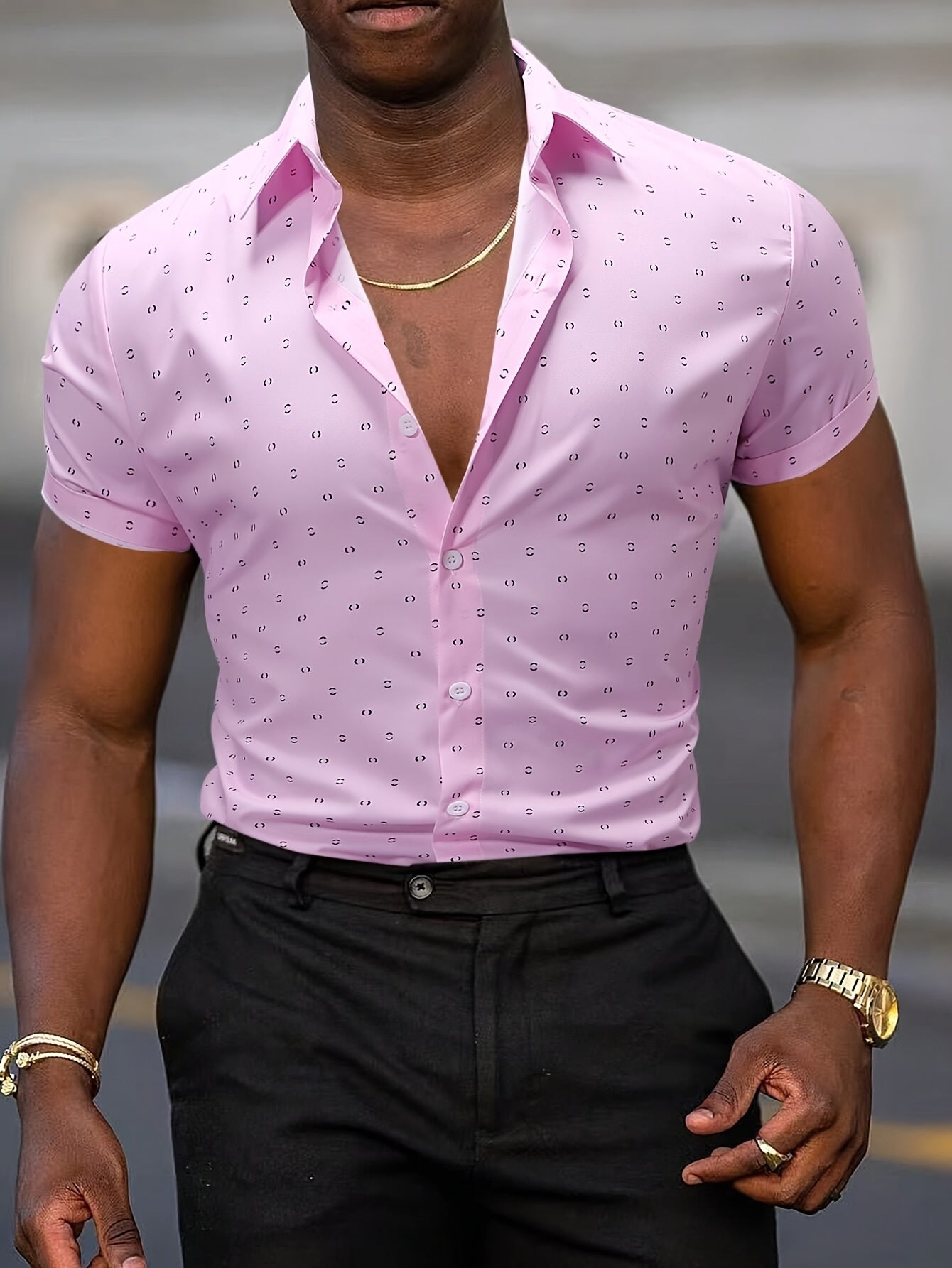 Men's Printed Summer Shirt