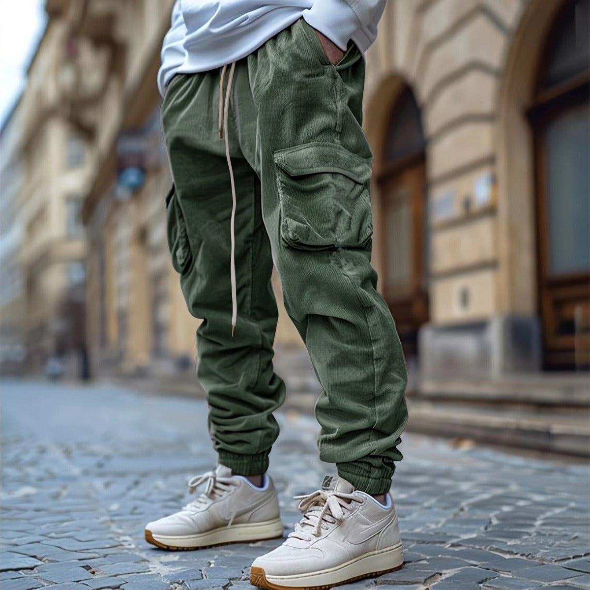 Men's Corduroy Drawstring Pants