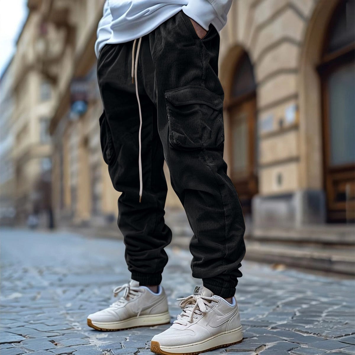 Men's Corduroy Drawstring Pants