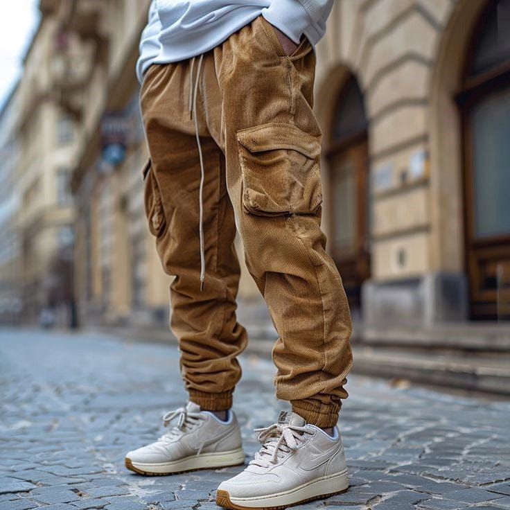 Men's Corduroy Drawstring Pants